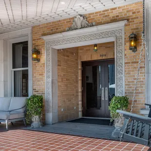 Front Porch Entrance to Bar No.3 at La Colombe d&apos;Or