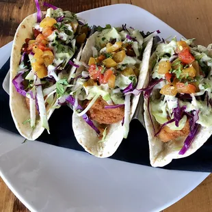 Crispy Walleye Tacos