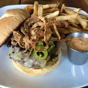 Pepper Jack Jalapeño Burger