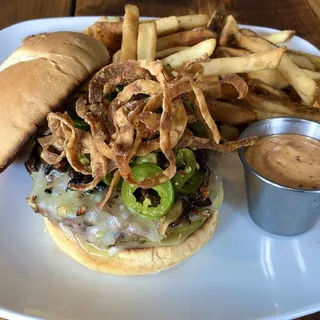 Pepper Jack Jalapeño Burger