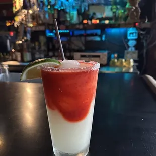Strawberry margarita slush - IG @bougiefoodieboi