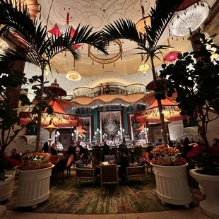 the interior of a restaurant