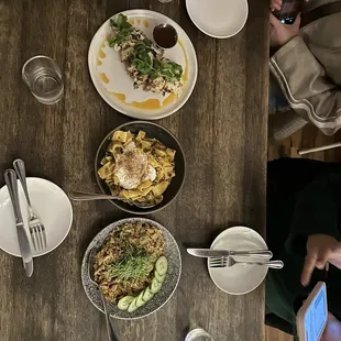 Taiwanese Duck Roll, Mapo Bolognese, and Malaysian Fried Rice