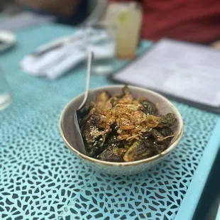 Charred Brussels
