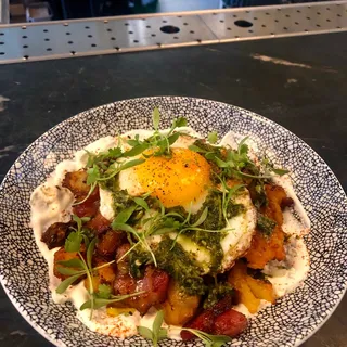 Kung Pao Smashed Potatoes