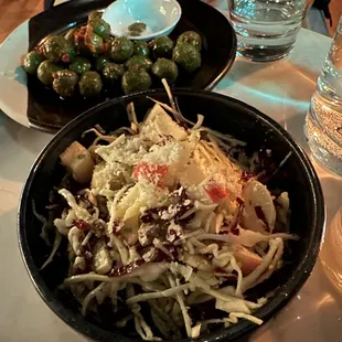 Mini chopper and olives