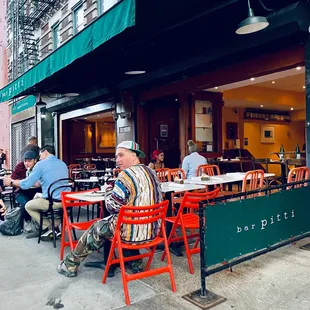 Outdoor seating