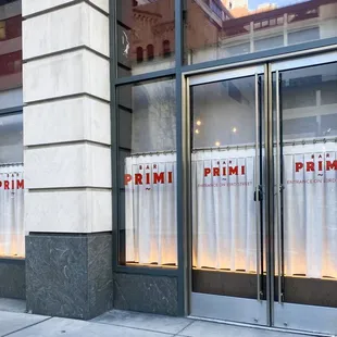 Bar Primi - entrance on 33rd st side