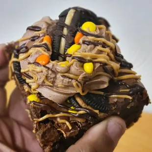 Fudgy Oreo Brownie