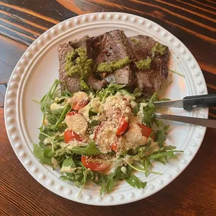steak, food