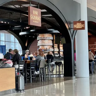 Bar view from gate seating area