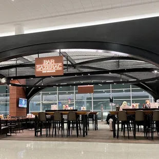 the interior of a restaurant