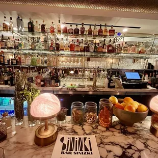 The bar!