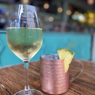 Crisp French Sauvignon &amp; a Moscow Mule