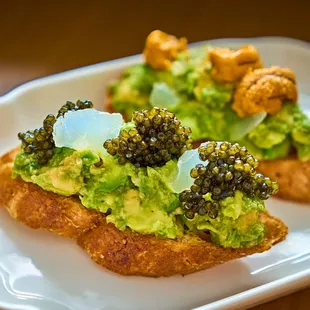 Crushed Avocado Crostino