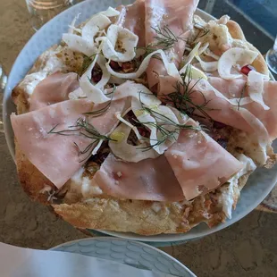 Mortadella Pizza