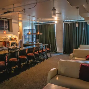 the interior of a restaurant