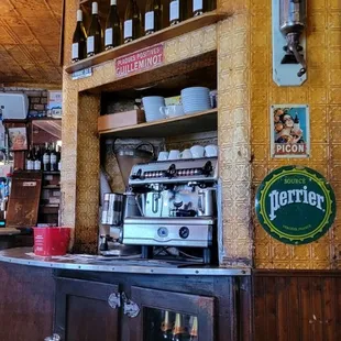 the interior of a restaurant