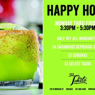 Bar Takito, Happy Hour, May 2017