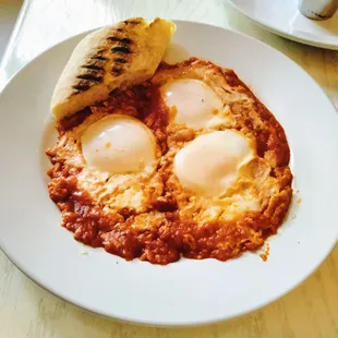 a plate of food on a table