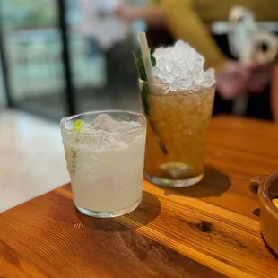 Margarita and Sherry Cobbler