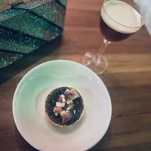 A lovely little panna cotta with fresh figs