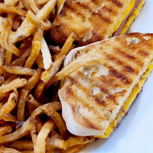 Cheese burger panini