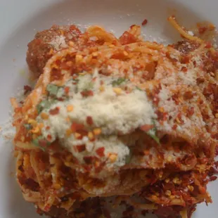 Spaghetti and Meatballs