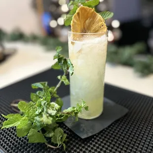 Pining for Passion mojito (Pineapple Passionfruit)