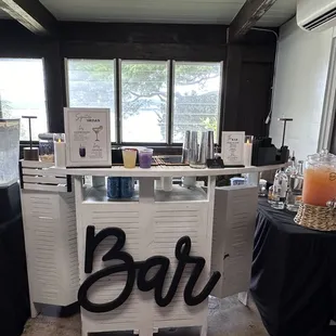 Full upgraded bar set up!