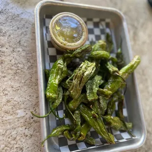 Blistered Shishito Peppers