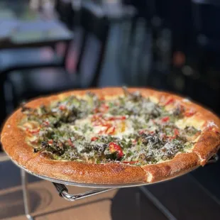 Mushroom &amp; Egg Pizza