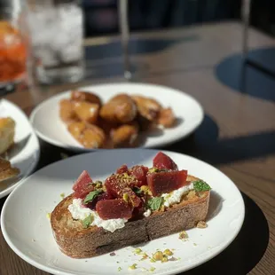 Beet &amp; Ricotta Toast