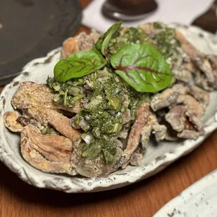 Manitaria - Crispy fried oyster mushrooms