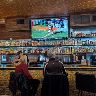 Bar area indoors
