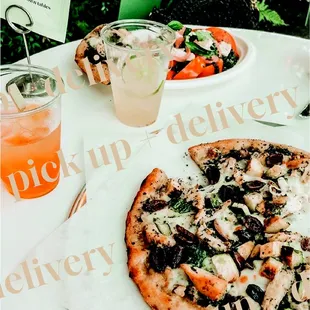 now offering pick up + delivery!