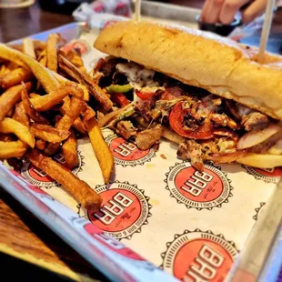 Philly cheese steak