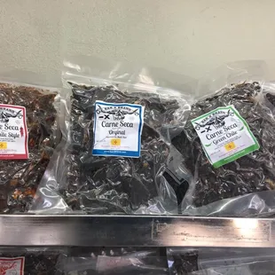 Our Famous Beef Jerky Chips are smaller pieces with more marbling for more flavor. Order yours today!