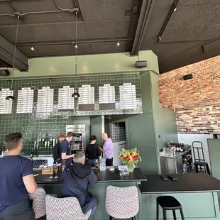 Love the new ambiance of the space. Nice update for a smaller-size space.