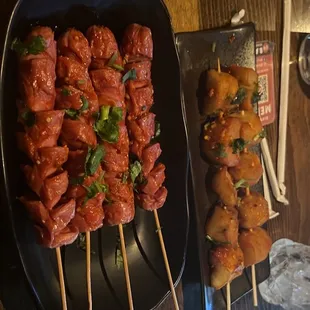 Sausage stick  Potato stick