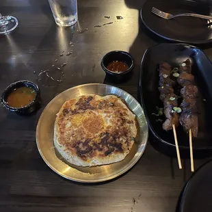 Bara, the signature dish. A lentil pancake with amazing sauce. So good!