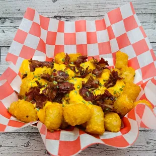 Loaded Cheesy Tots