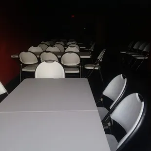 Chairs and tables now available