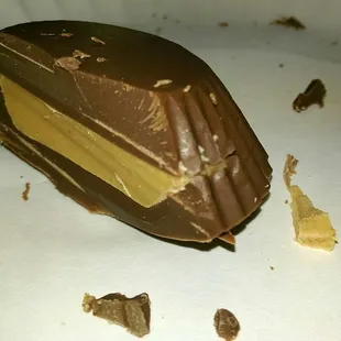 OMG that's one hell of an awesome peanut butter cup, its so indulgent that it's desert in a small package.