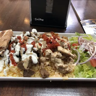 Combination Shawarma Plate