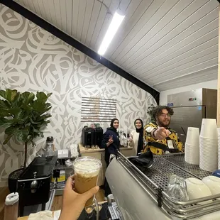 The amazing baristas