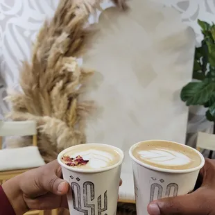 Barista: Inaya  Orders: Cafe Mocha and Rose Cardamom Amazing service, coffee, environment and vibes.