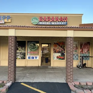 the front of the store