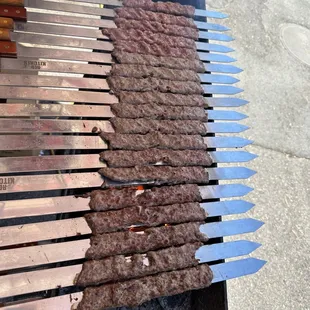 Beef And Chicken Kabob made fresh