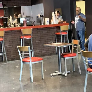 a man sitting at a table